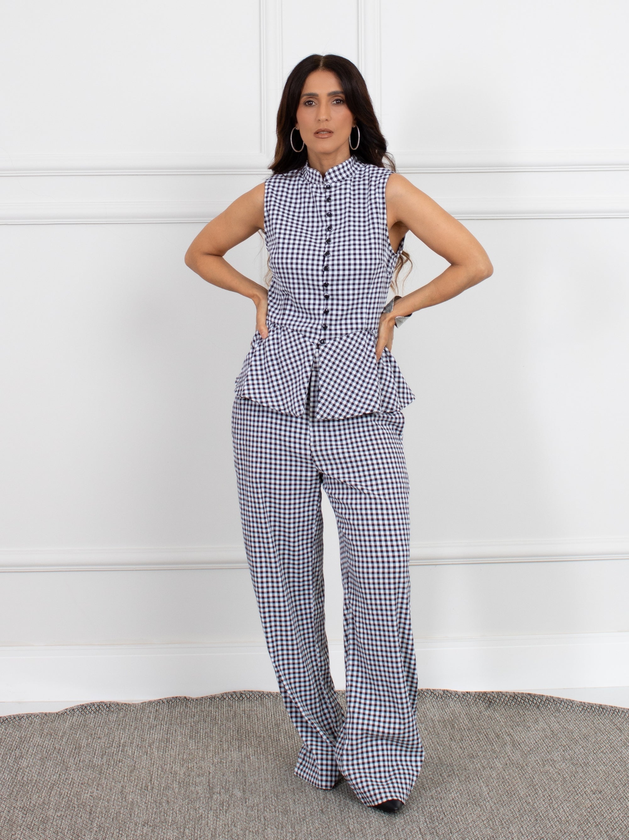 Blusa Luna - Xadrez Vichy