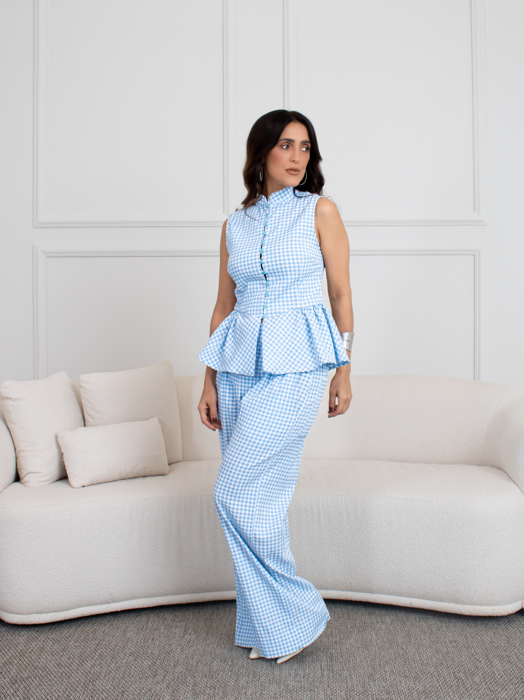 Blusa Luna - Xadrez Vichy