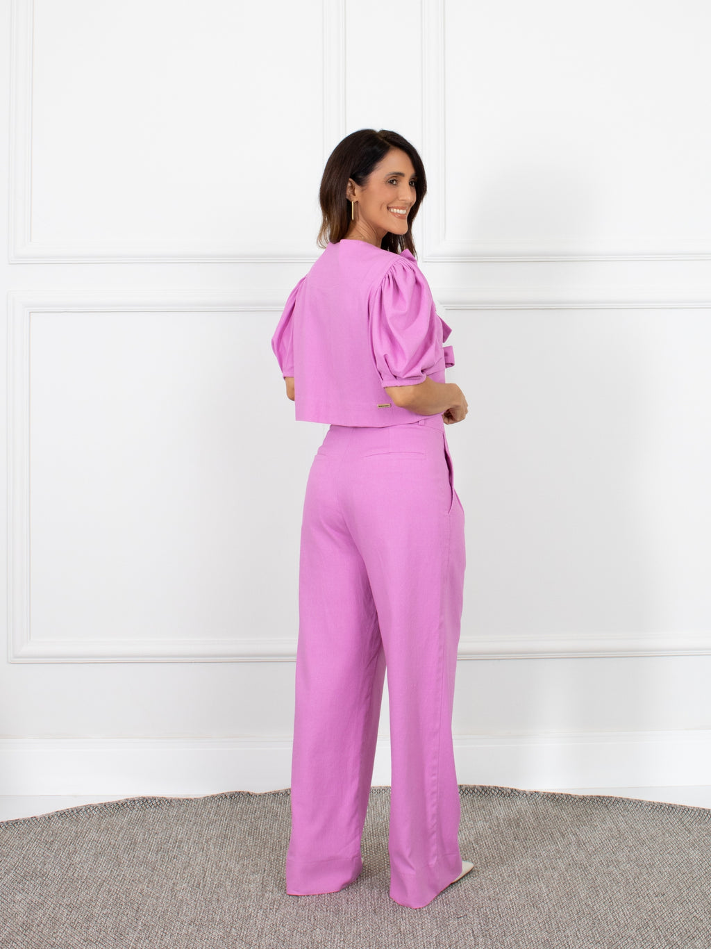 Blusa três laços - Rosa