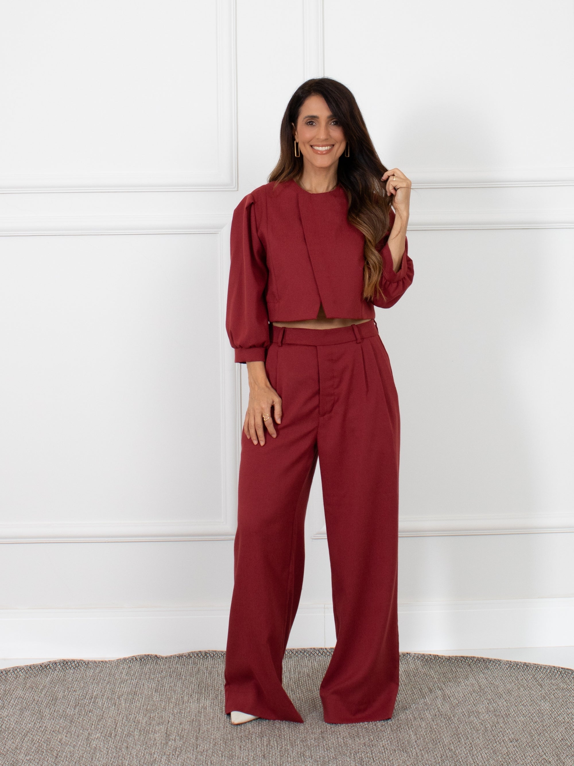 Blusa Cibelle - Vinho