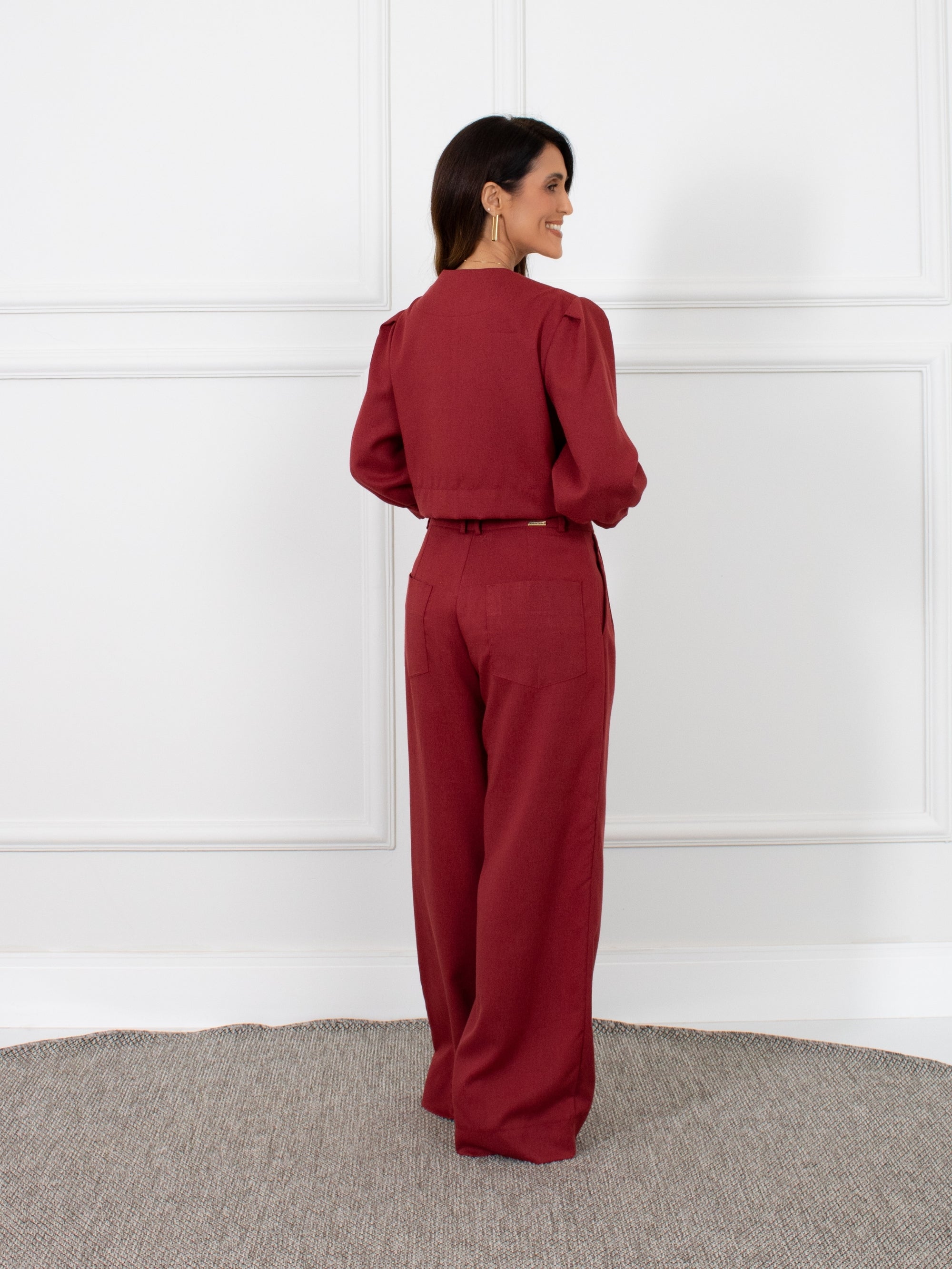 Blusa Cibelle - Vinho