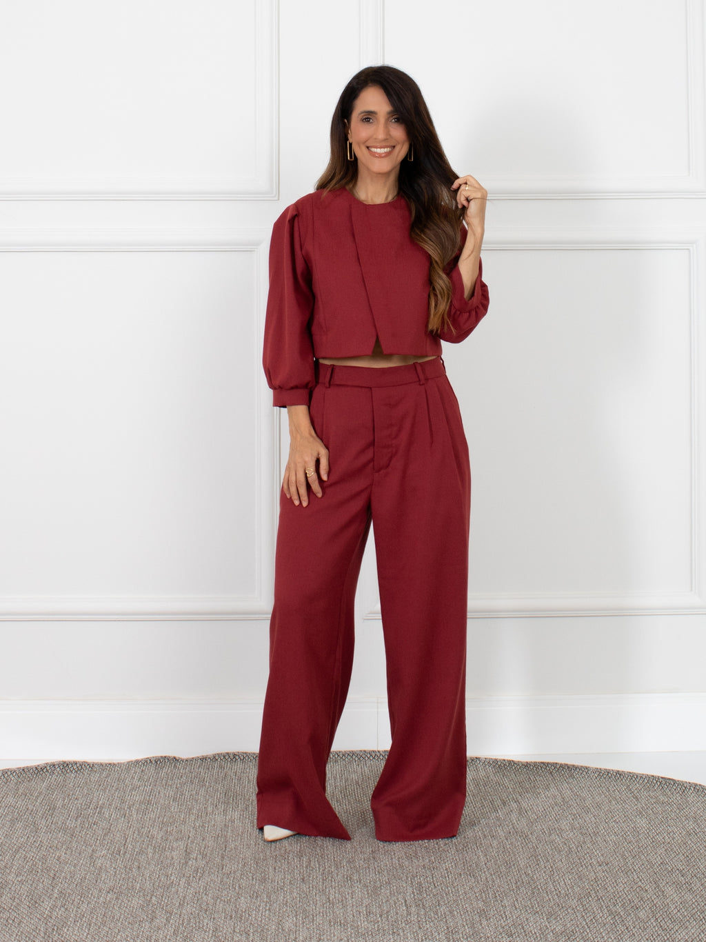 Blusa Cibelle - Vinho