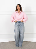 Camisa com Elastico - Rosa