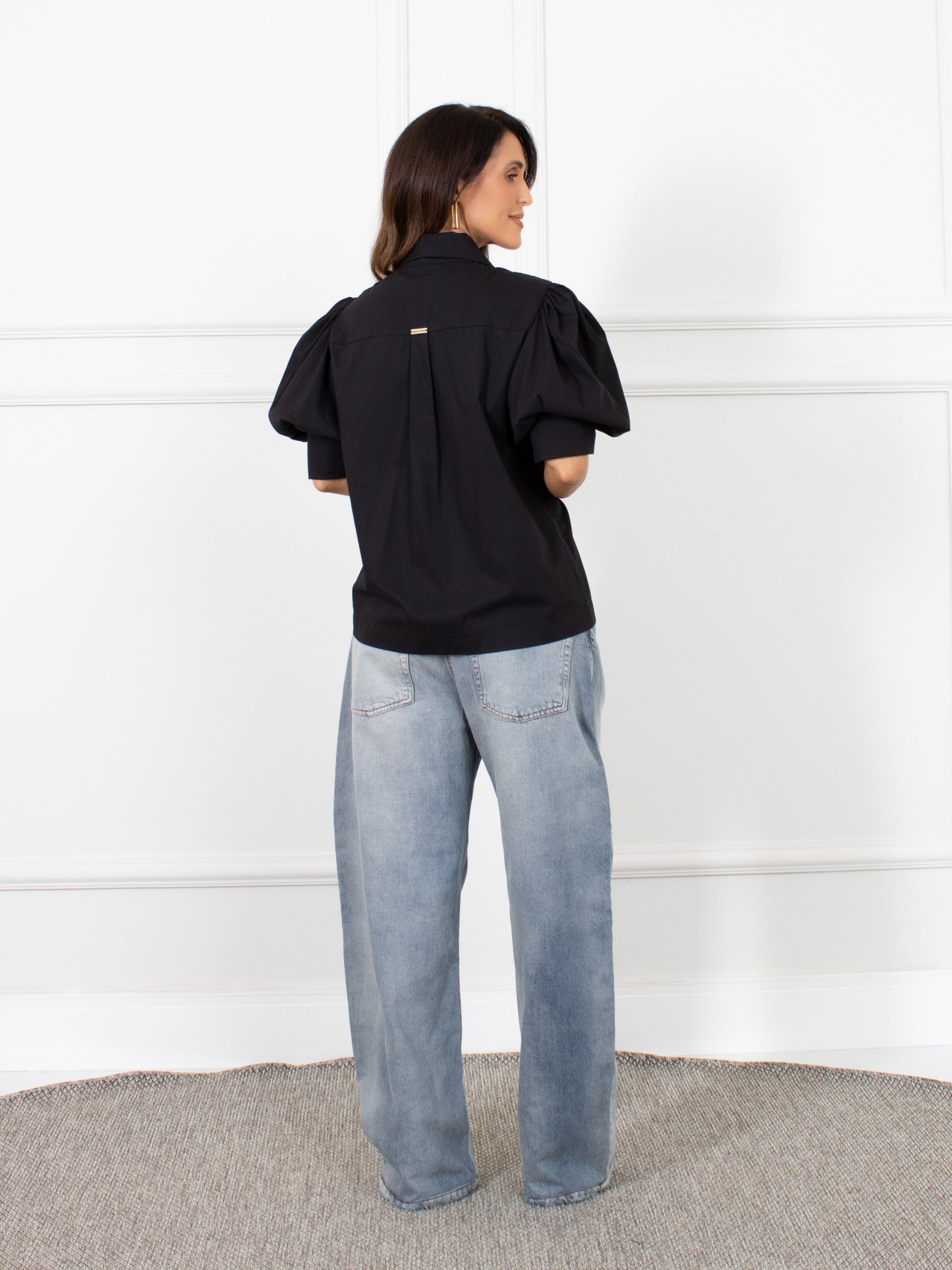 Camisa Estella Manga Bufante