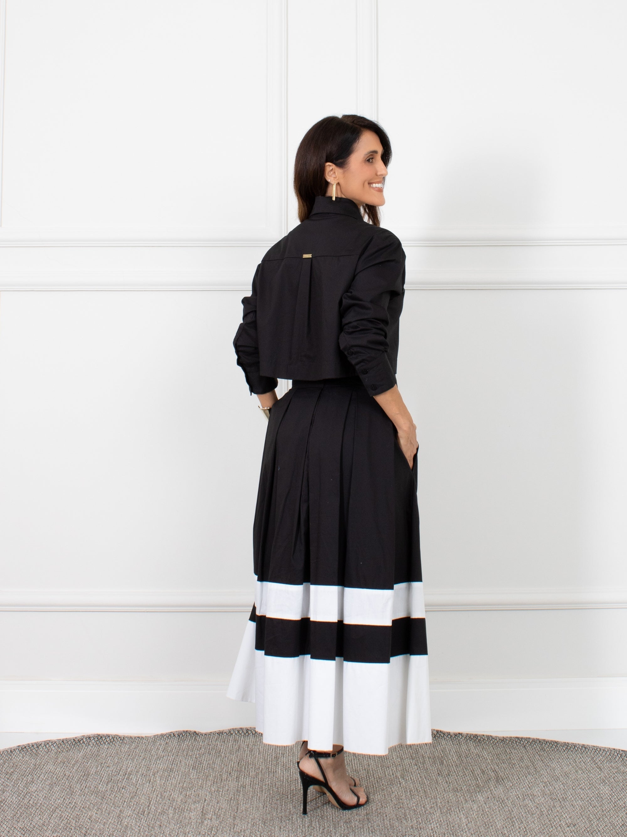 Camisa Cropped Manga comprida