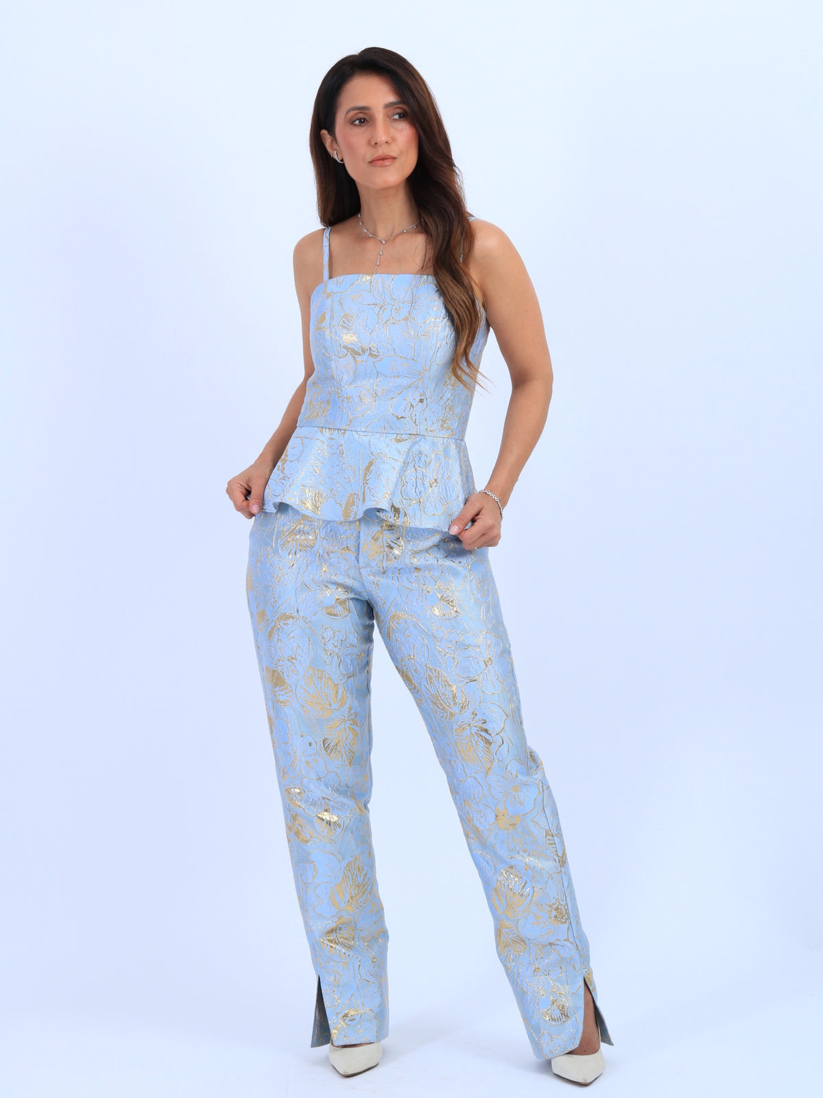 Calça Jacquard