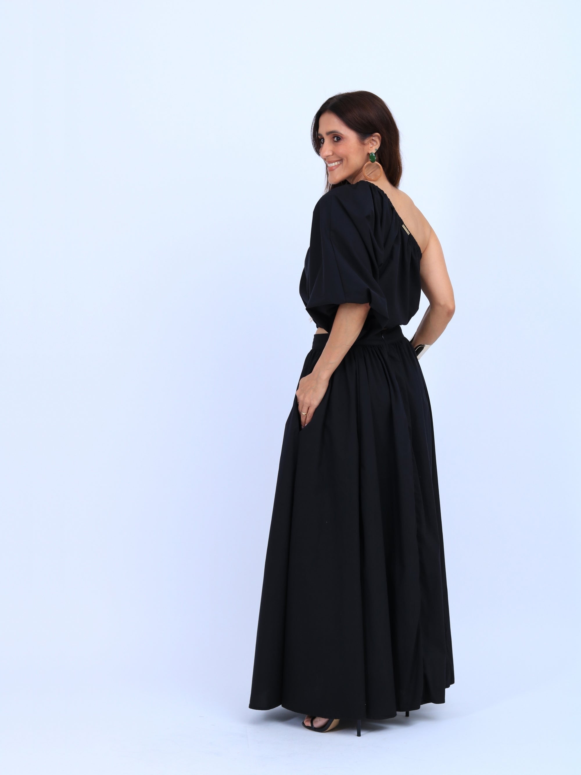 Blusa um ombro só Beatriz