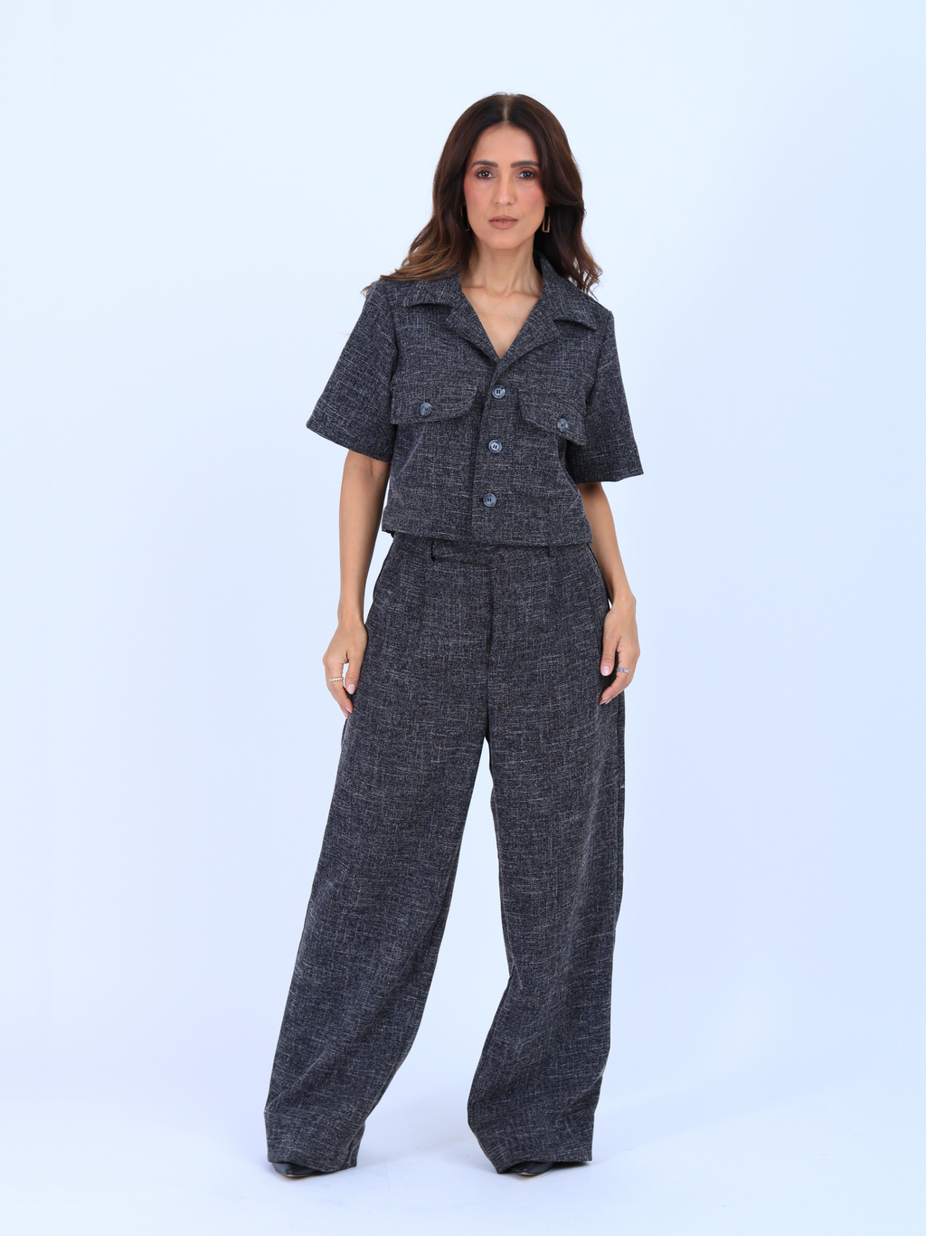 Camisa Curta Júlia - Grisalho