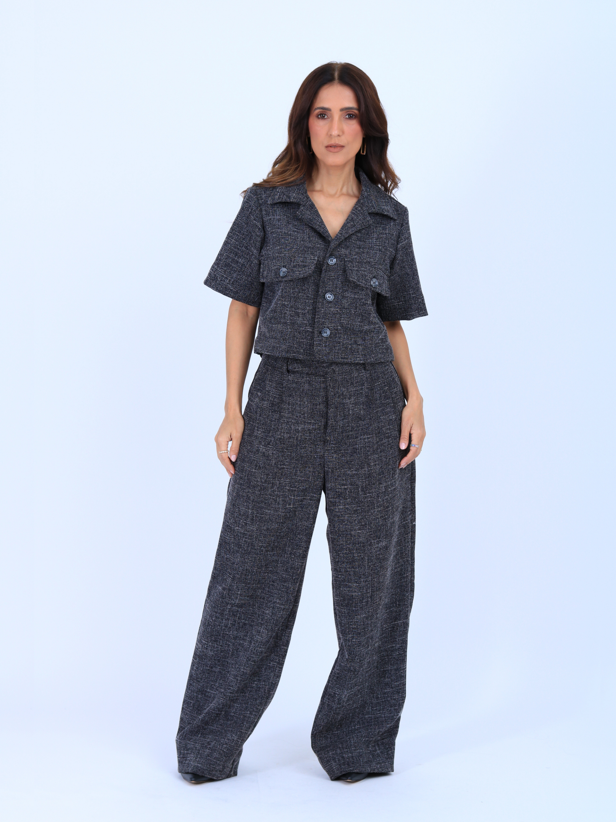 Camisa Curta Júlia - Grisalho