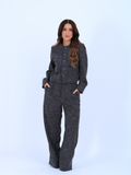 Casaco cropped mariana - Grisalho