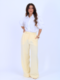 Calça Pantalona Amanda - Amarelo